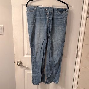 Denim forum Arlo button fly jeans, size 30W28L, NWOT